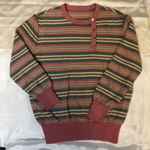 Adorable 70’s style sweater no size tag fits a Med